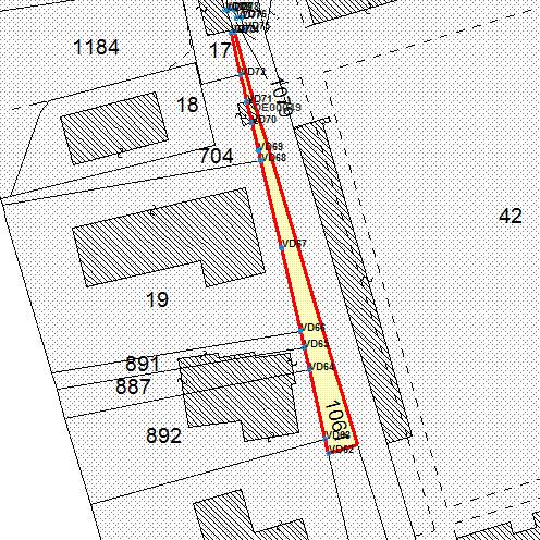 Estratto SID - Planimetria Comune di S. Benedetto del Tronto fg. 5, p.lla 1061