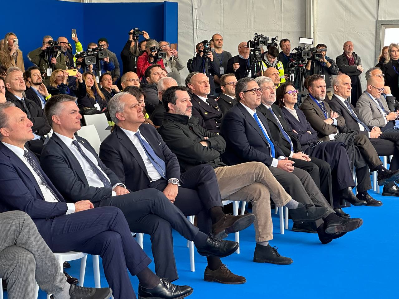 Inaugurazione a Genova del tunnel subportuale