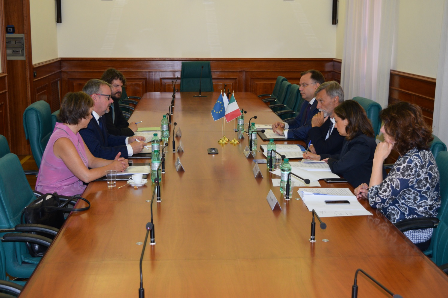 ministri Delrio e Tok