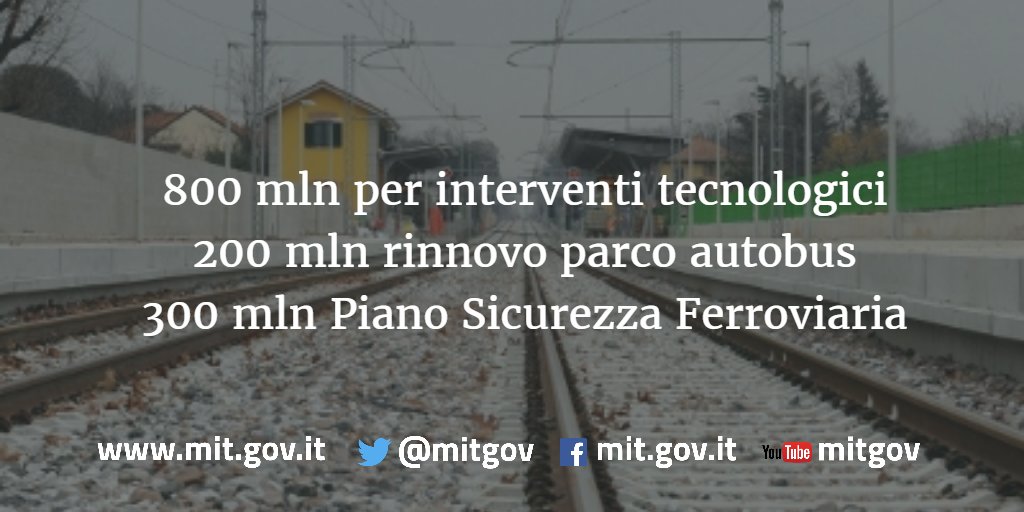 investimenti cipe ferrovie e parco autobus