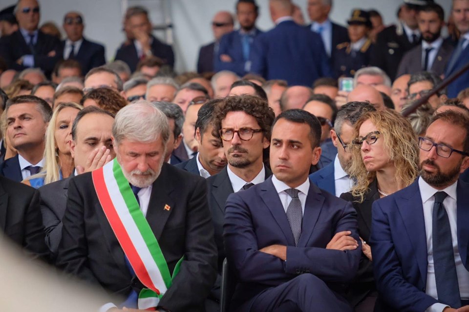 cerimonia genova toninelli 14ago19