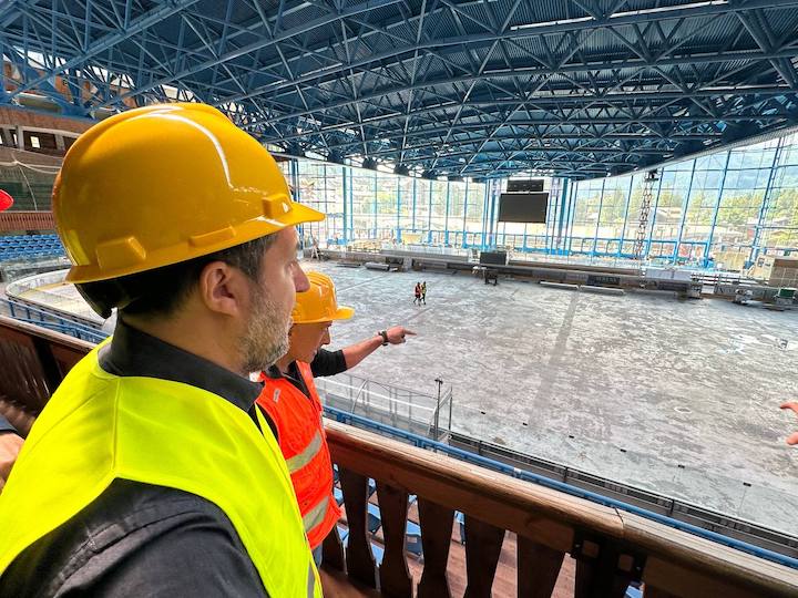 "Il vicepresidente del Consiglio e ministro delle Infrastrutture e dei Trasporti, Matteo Salvini, sopralluogo tecnico ai cantieri di Milano-Cortina 2026"