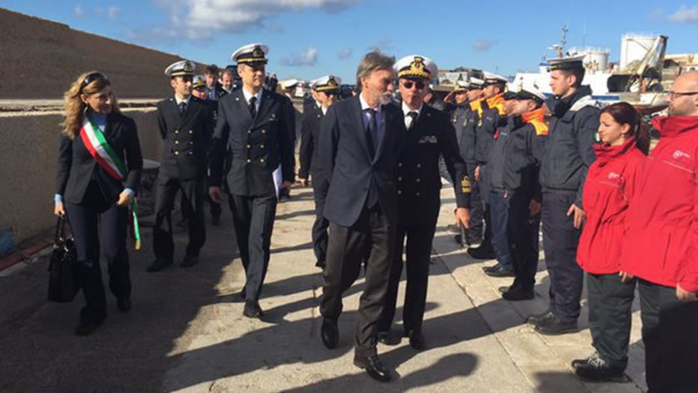 Delrio a Lampedusa