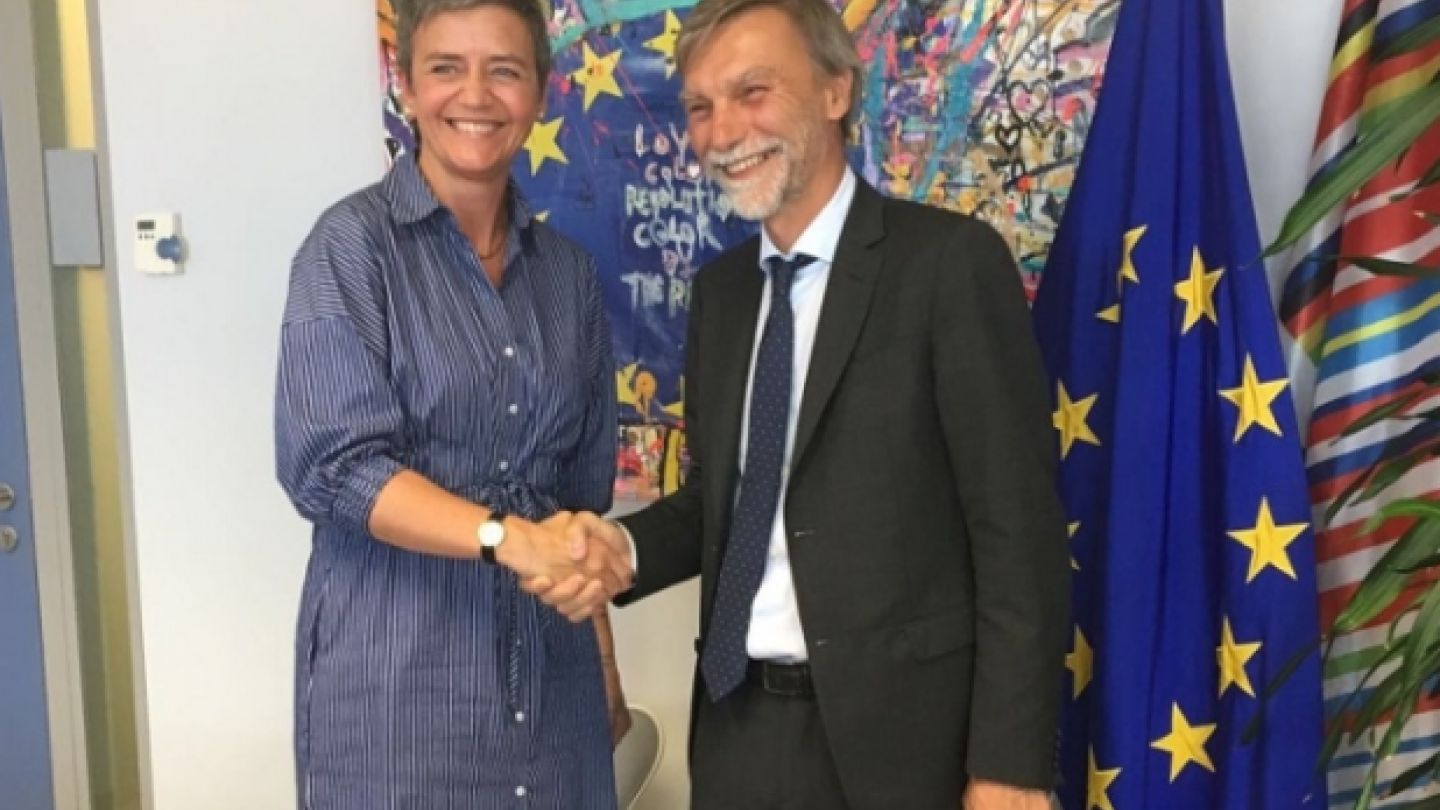 Delrio e Vestager