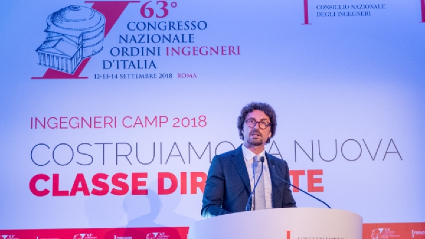 ministro Toninelli al CNI