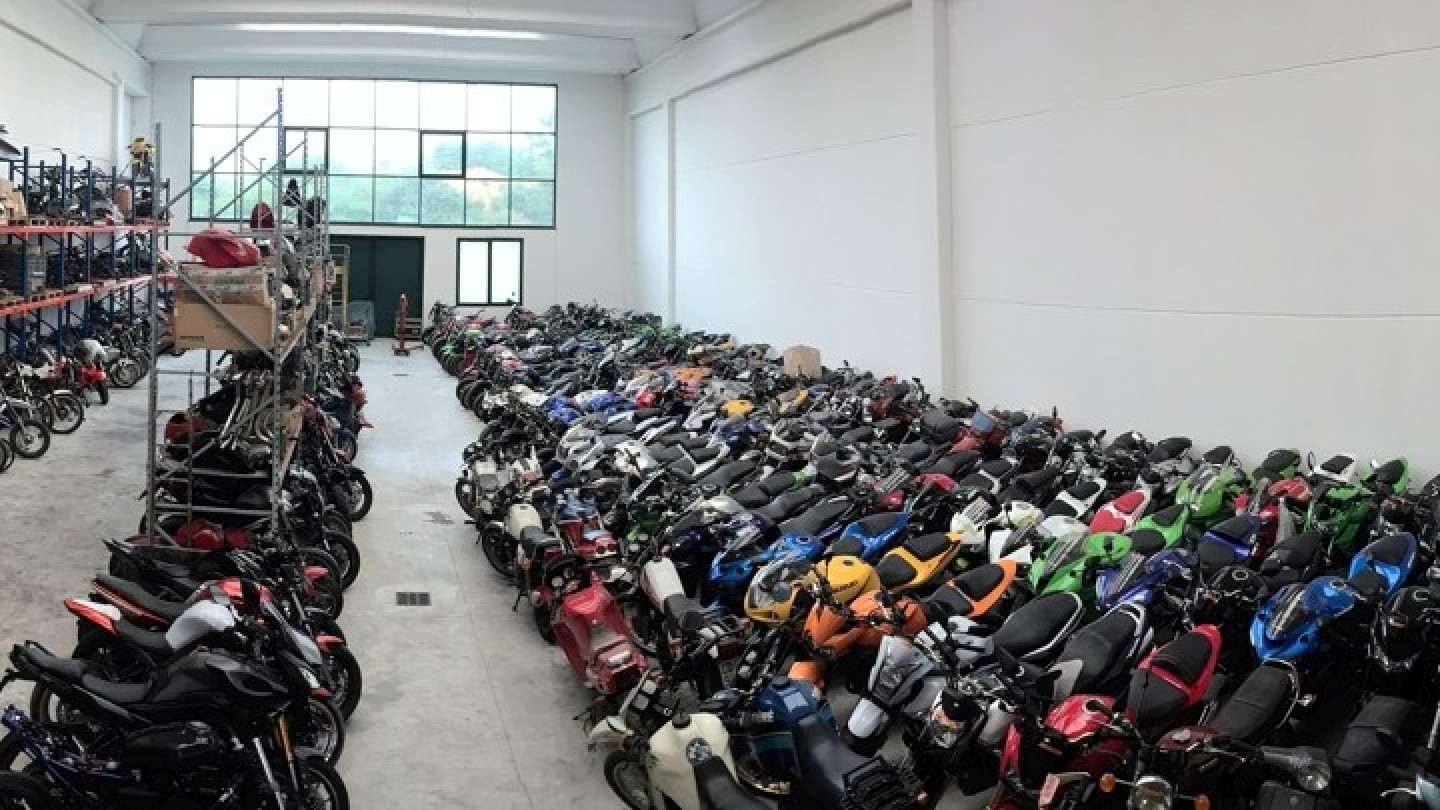 motocicli da rottamare