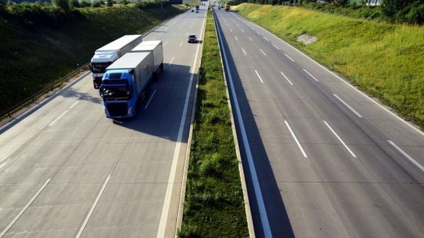 camion in autostrada
