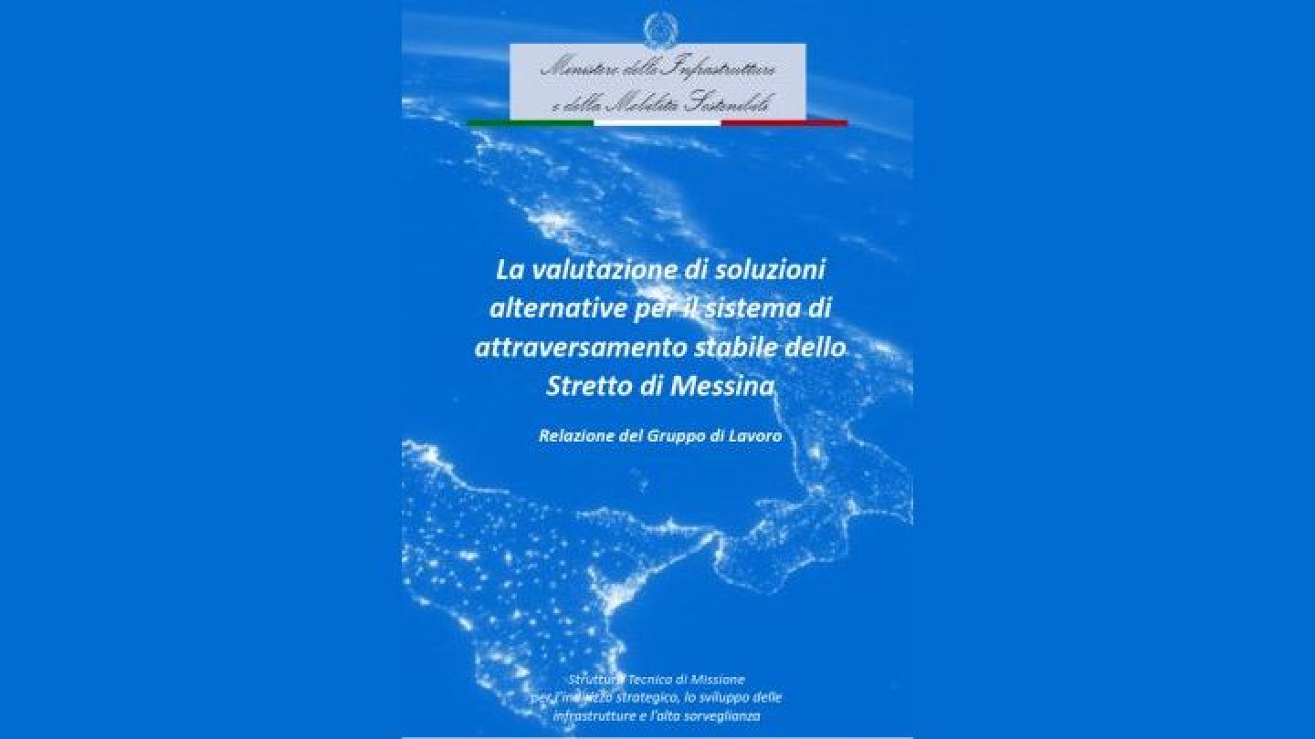 relazione attraversamento stabile stretto di messina