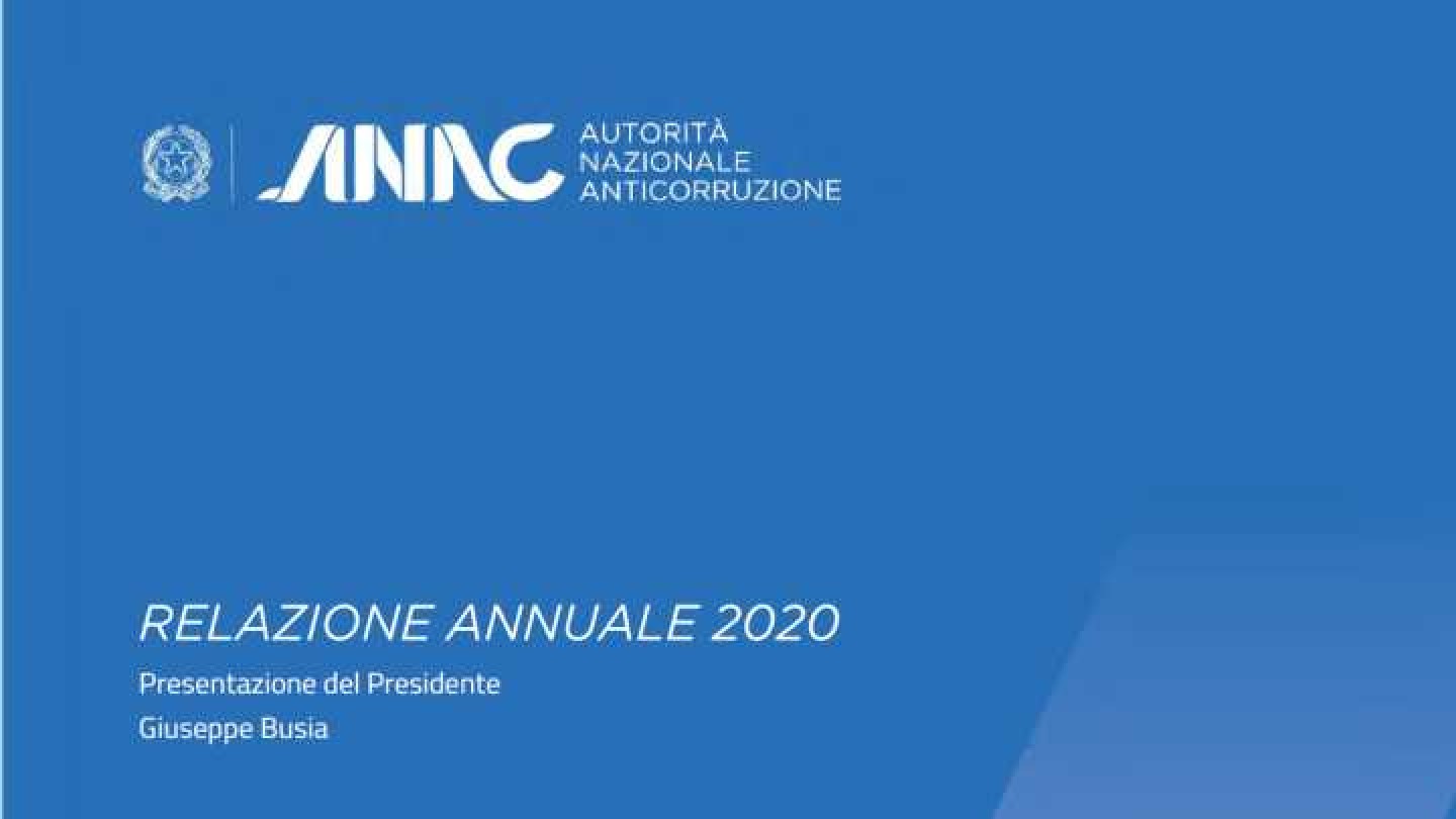 relazione annuale Anac