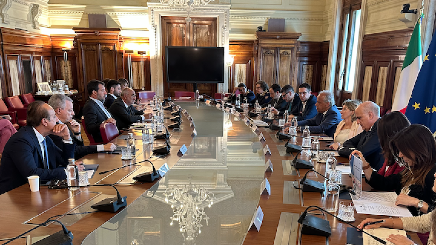 Viminale: incontro tra il ministro Salvini e il ministro Piantedosi