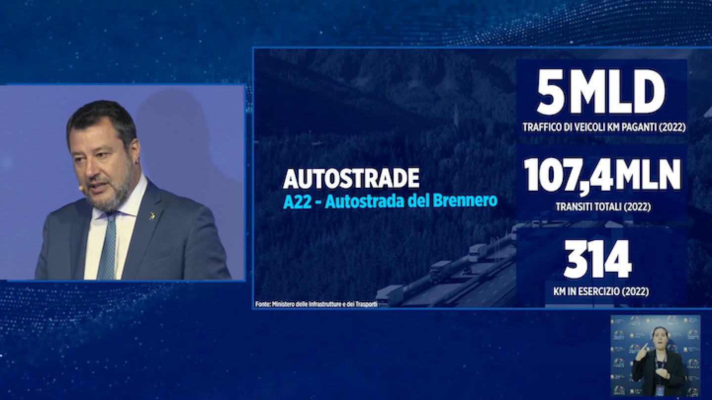 Bolzano, il ministro Salvini presenta seconda tappa dell'evento "Italia dei sì"