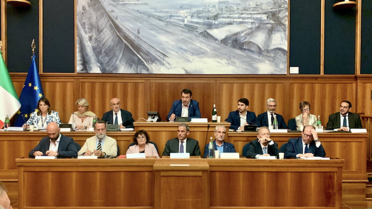 Salvini e sigle trasporti