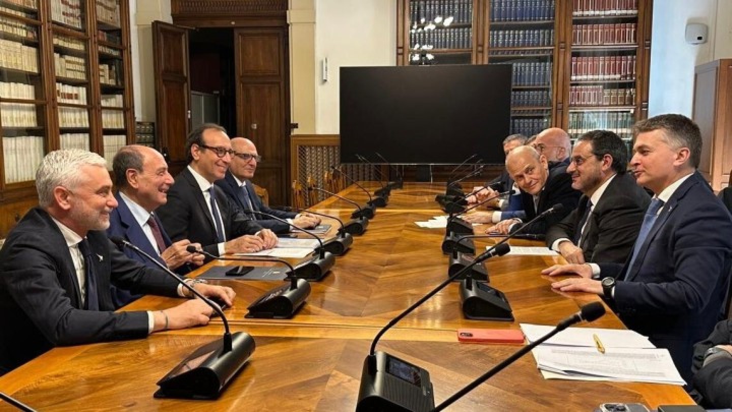 Incontro Rixi Schifani