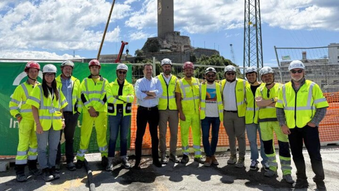 Sopralluogo tecnico del ministro Matteo Salvini al tunnel sub-portuale di Genova