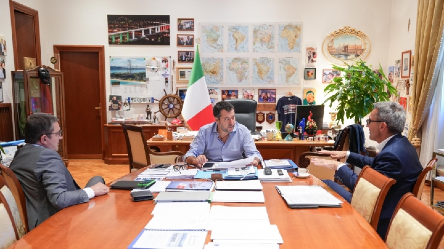 Incontro Salvini-Fugatti-Kompatscher