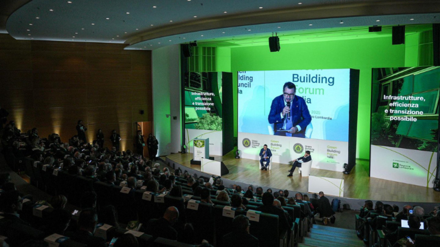 Ministro Salvini al Green building Forum 2025 a Milano