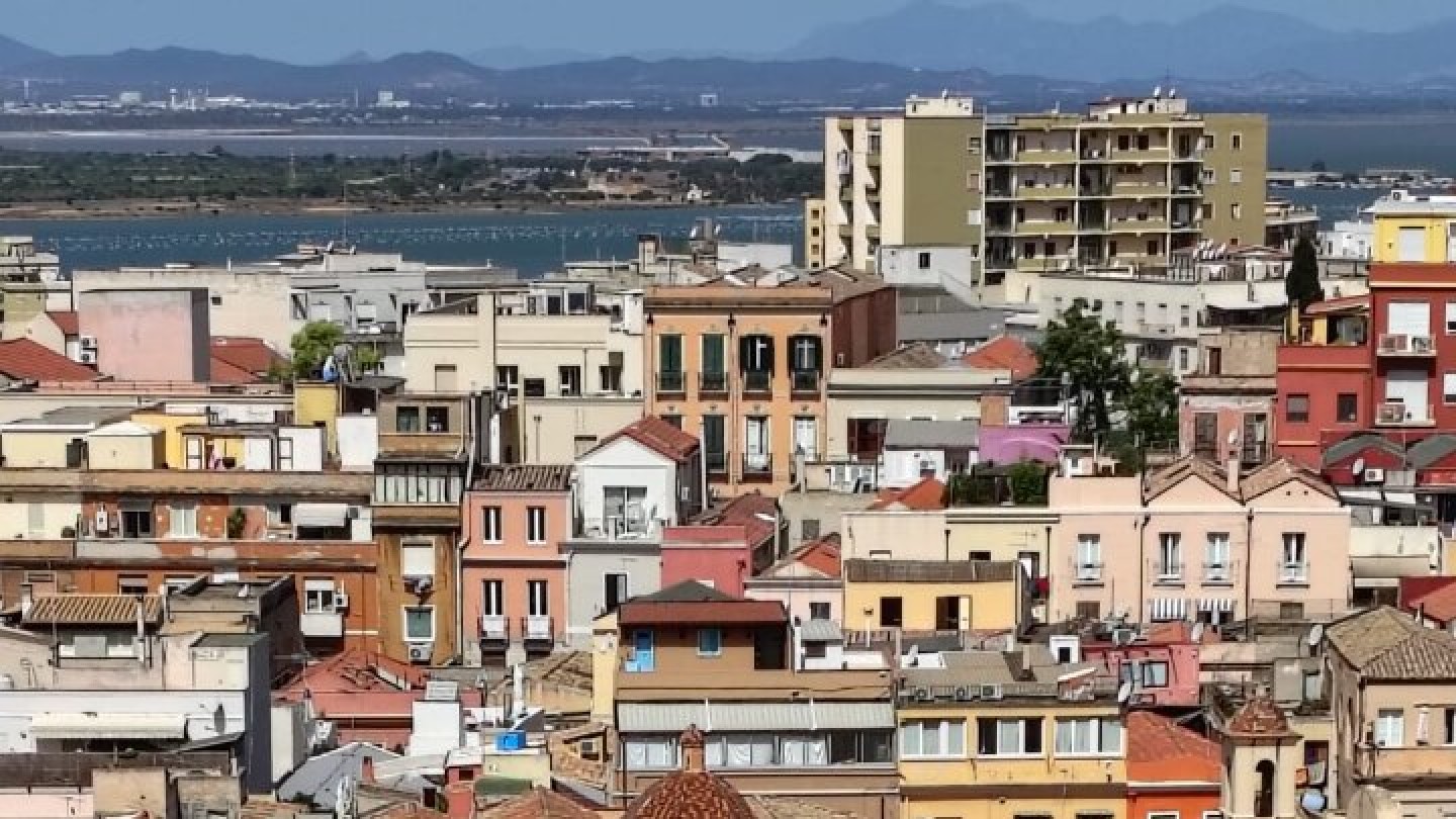 Panorama città di Cagliari (Sardegna)