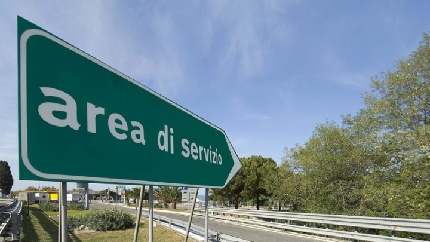 area di servizio in autostrada