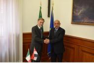 Minister Delrio and the Iraqi Minister Al Hamami