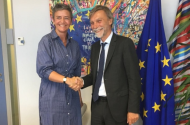 Delrio e Vestager