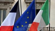bandiere italia e francia