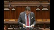Il ministro Matteo Salvini alla Camera dei Deputati