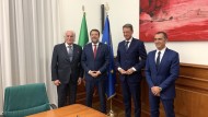 Mit, firma del protocollo tra Trenitalia e Simet con presenza del ministro Salvini