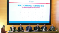 Il ministro Matteo Salvini al progetto "Stazioni del Territorio" a Roma