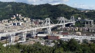 Ponte Morandi prima del crollo a Genova