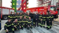 inaugurazione punto vvff tangenziale napoli