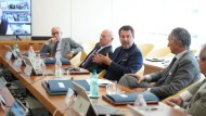 Immagine ministro Infrastrutture e Trasporti Matteo Salvini alla riunione CDA Ponte sullo Stretto