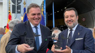 ministro Salvini e ministro Francese Tabarot Colle di Tenda
